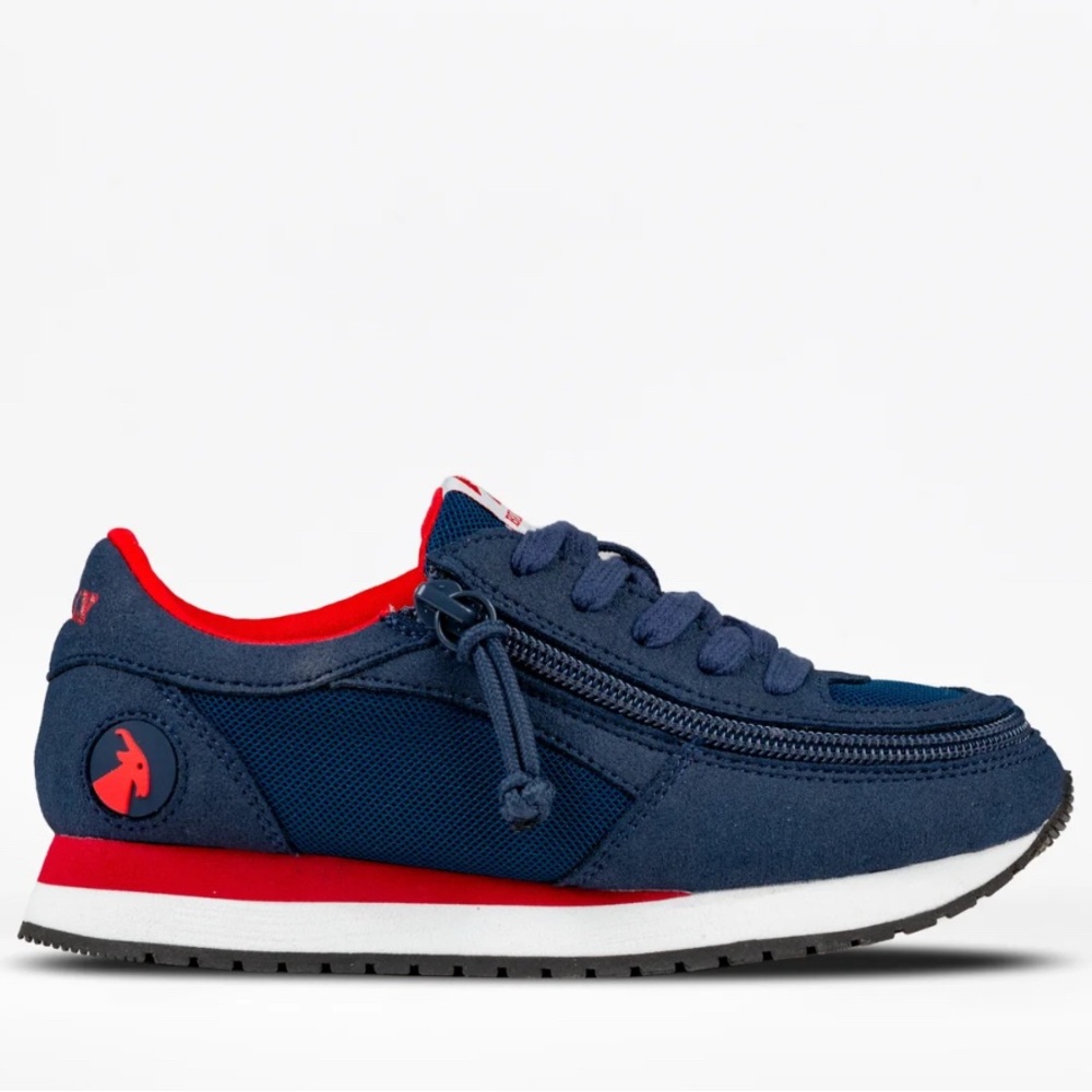 Billy Footwear Kids Navy and Red Joggers